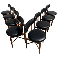 set di 8 sedie da pranzo moderne di Victor Bramwell Wilkins per G-Plan