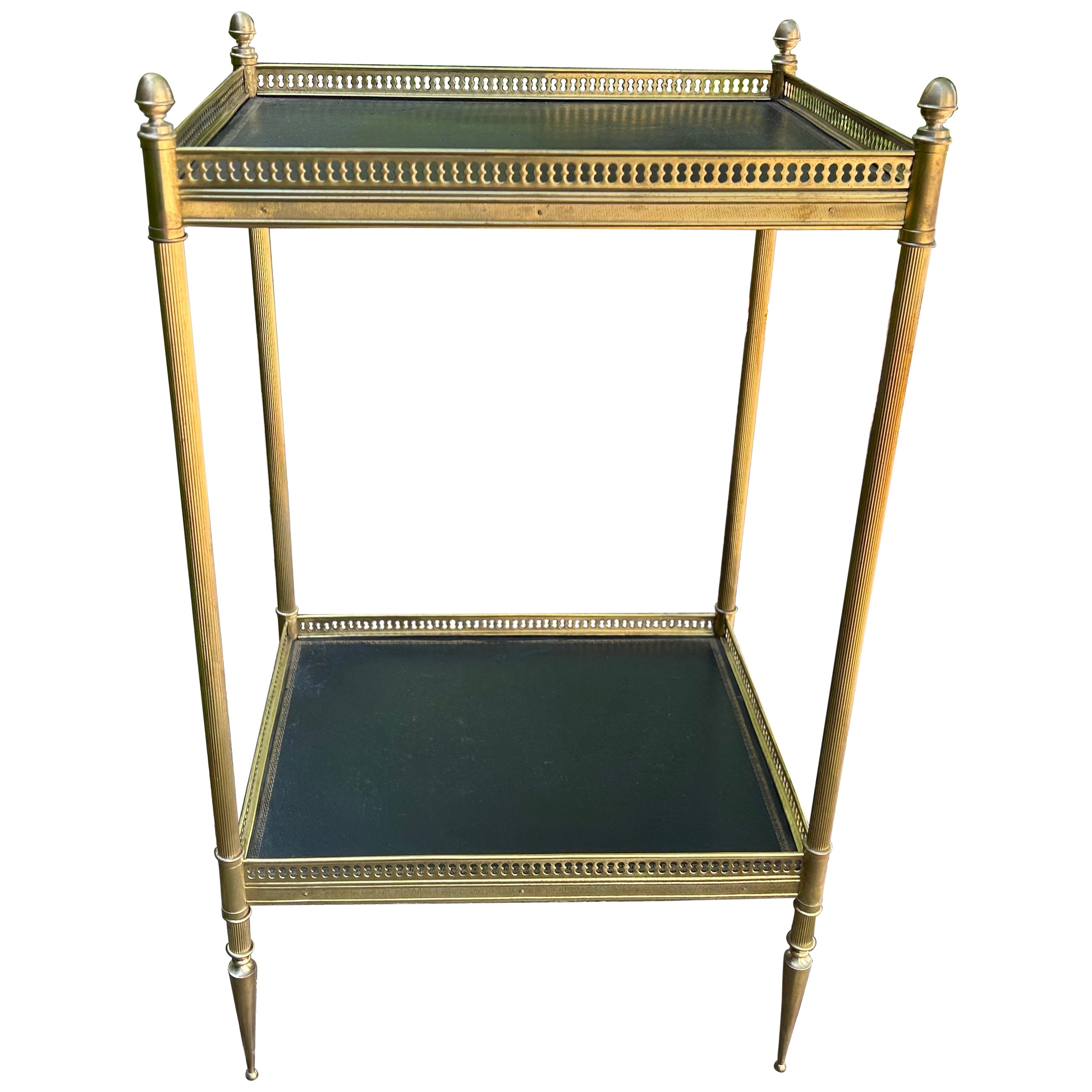 French Maison Bagues Attributed Louis XVI Style Bronze Table