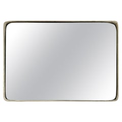 Vintage Rectangular Willy Guhl Concrete Mirror, 1960s Switzerland