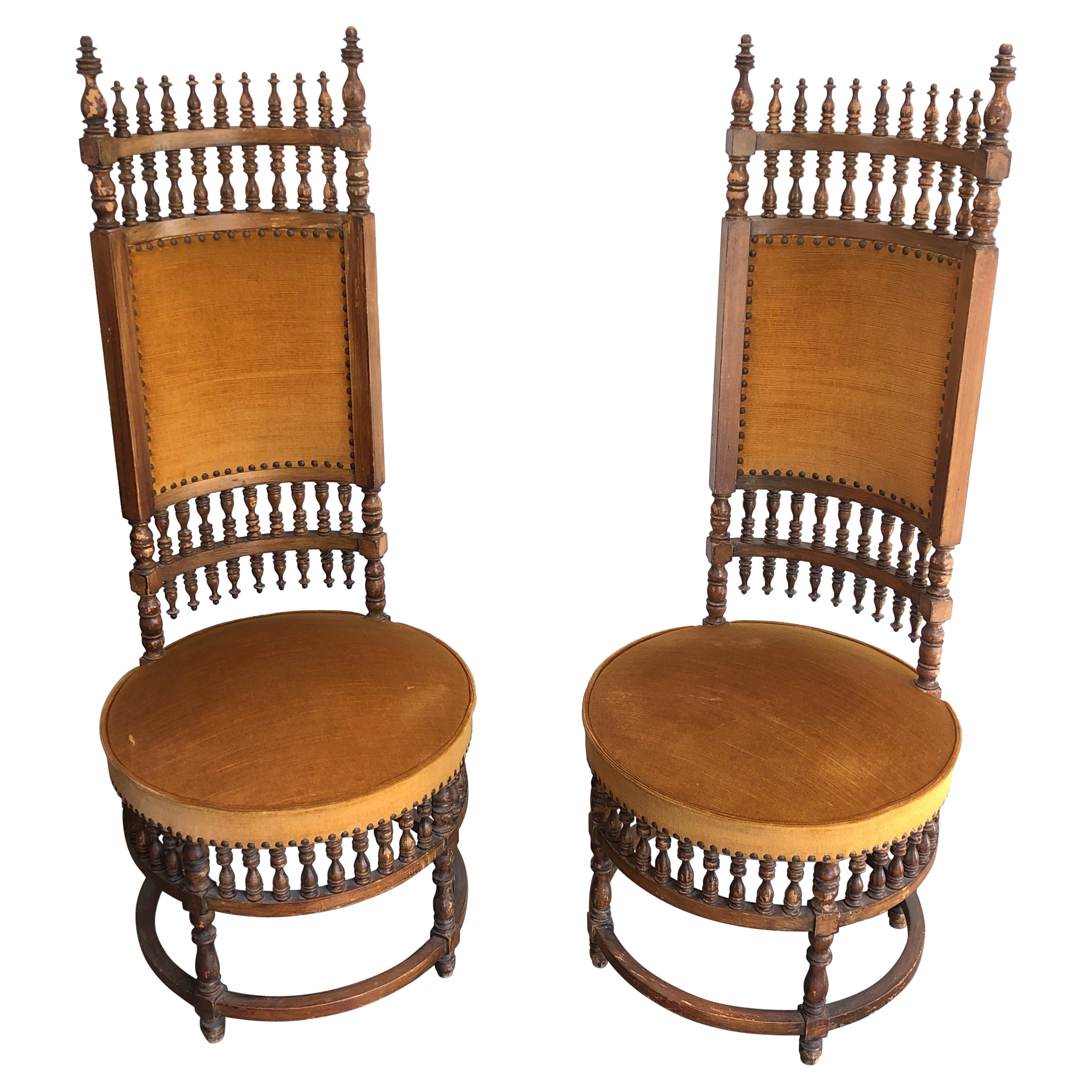 Pair of Art & Crafts Chairs For Sale