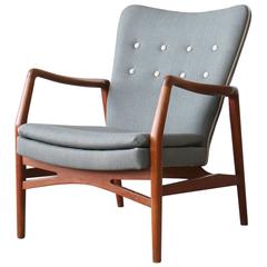 Kurt Olsen #215 Slagelse Vintage Danish Modern Teak Easy Chair