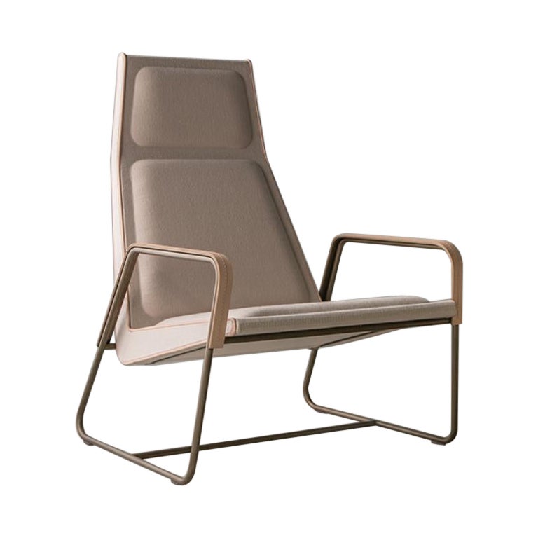 Vogue Lounge Chair by Doimo Brasil For Sale
