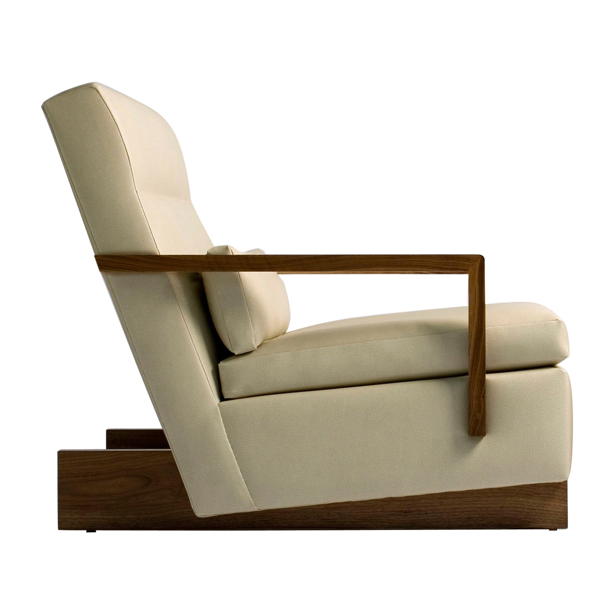 Trax Lounge Chair With Arms by Phase Design For Sale