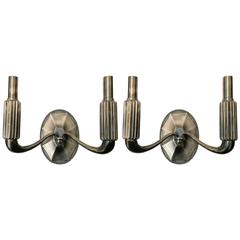 French Art Deco Sconces in the Manner of Ruhlmann