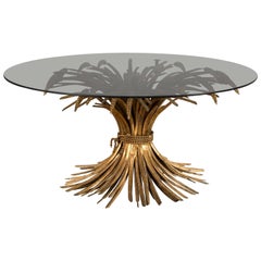 Maison Bagues "Sheaf of Wheat" Coffee Table, 1950's