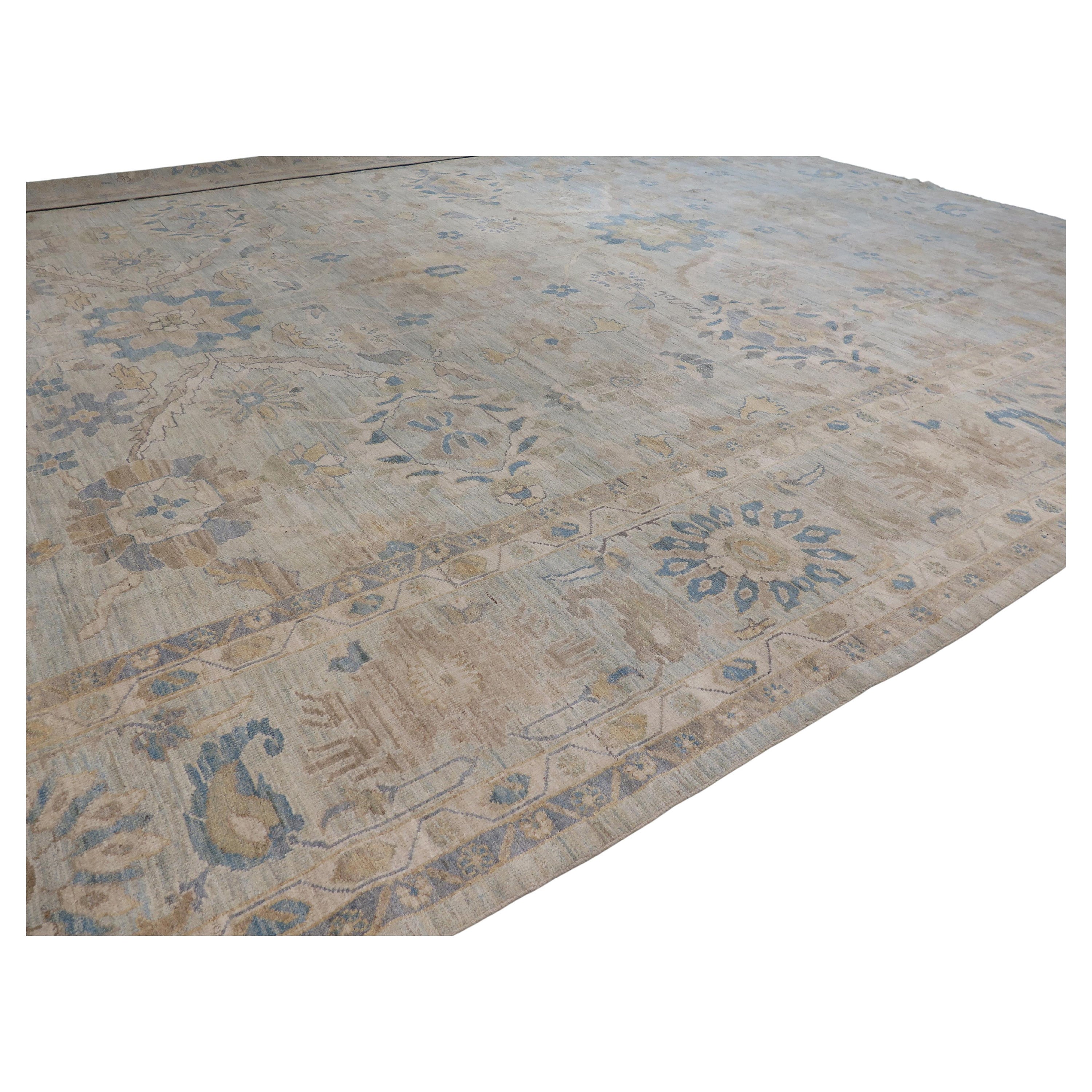 Contemporary Ziegler Sultanabad Design Carpet, Handwoven in Turkey For Sale