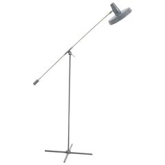 Industrial Metal Floor Lamp of the 1950s
