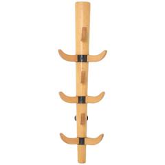 Wooden Coat Rack of the 1970s