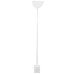 Extraordinary White Murano Glass Floor Lamp 4