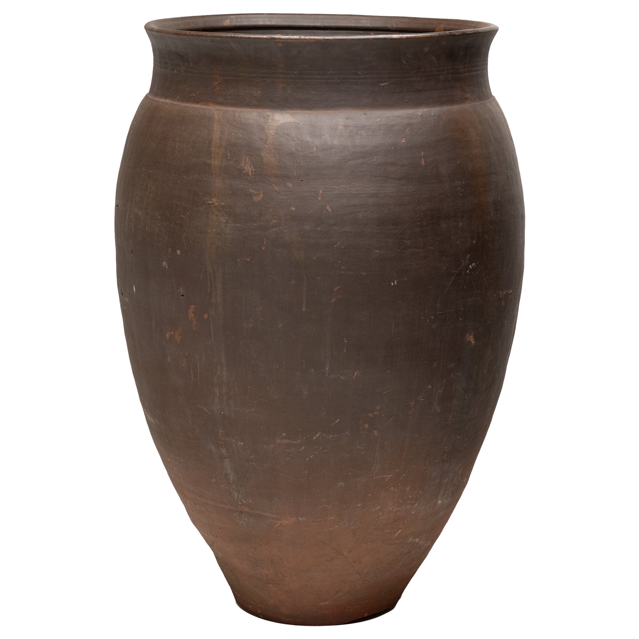 Vaso da sakè giapponese monumentale, 1850 ca.