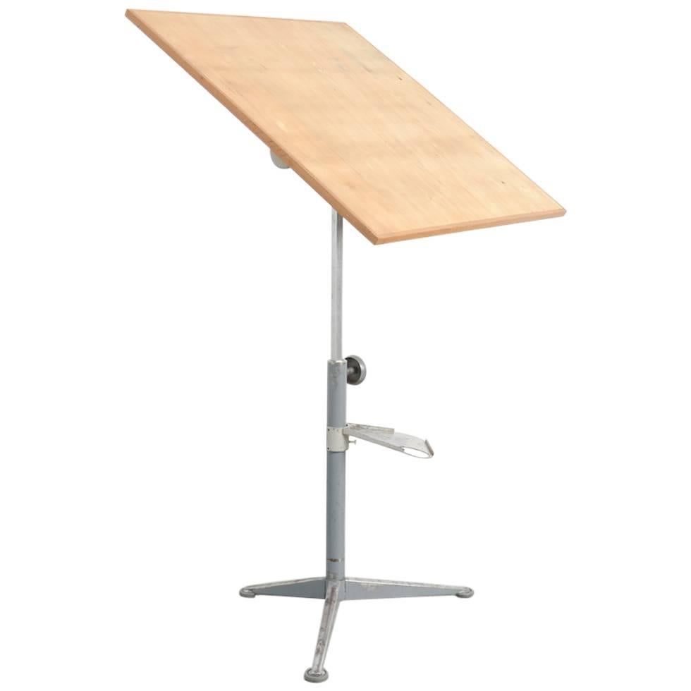 Rare Drafting Table Reiger by Friso Kramer for Ahrend de Circle
