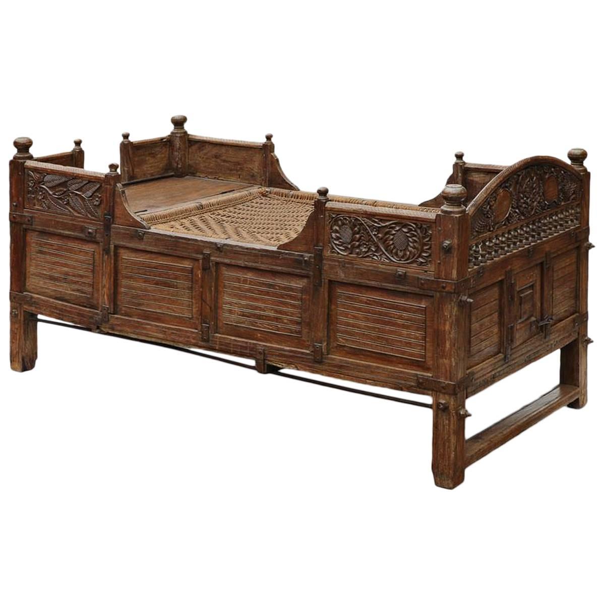 Ancient Indian Cot, 18th Century For Sale