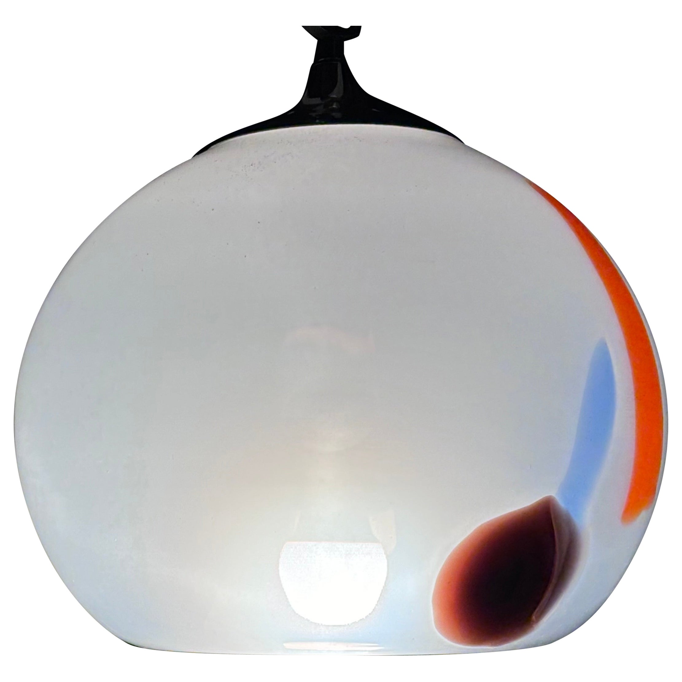 "A Macchie" Pendant Lamp by Carlo Nason for Mazzega For Sale