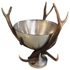 Champagne Cooler with Antlers