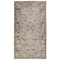 Early 20th Century Handmade Persian Malayer Accent Rug