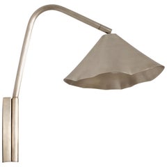 Silver Antica II Sconce by OHLA STUDIO