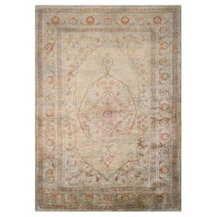 19th Century Persian Silk Tabriz Carpet  19th Century Persian Silk Tabriz Carpet