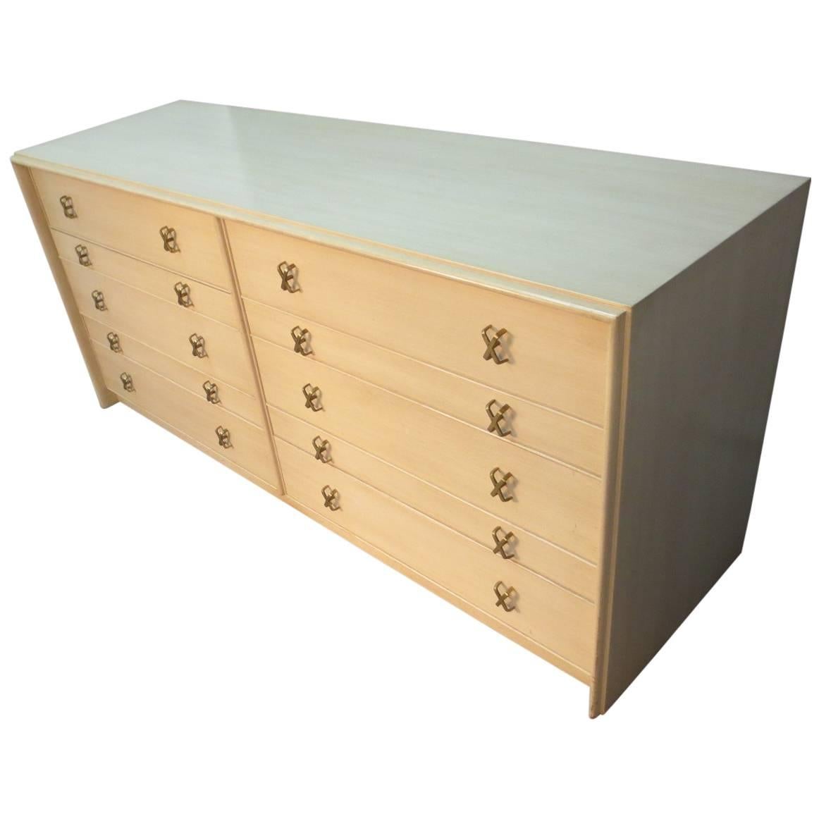 Paul Frankl Ten-Drawer Dresser or Credenza For Sale