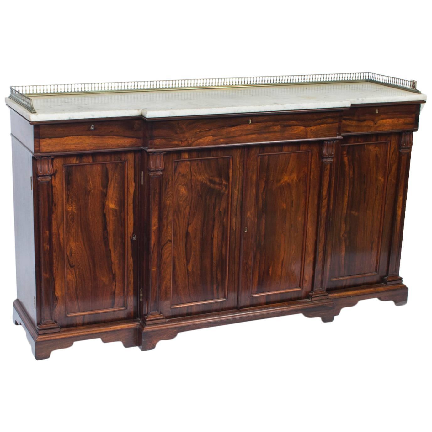 Antique Regency Rosewood Chiffonier Sideboard, circa 1820