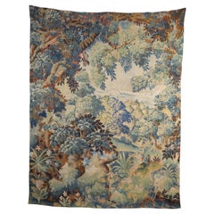 Antique 1780's Aubusson Verdure Tapestry