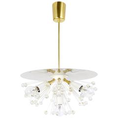 Austrian Blowball Chandelier by Emil Stejnar for Rupert Nikoll, Vienna, 1950s 2
