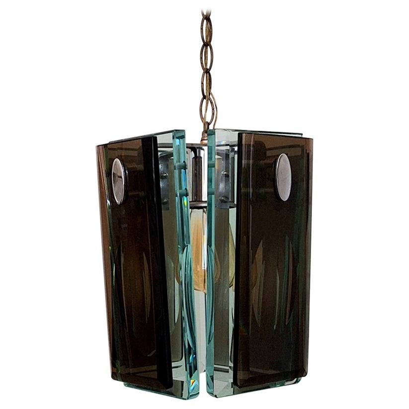 Italian Glass  Pendant  attributed to Max Ingrand  For Sale