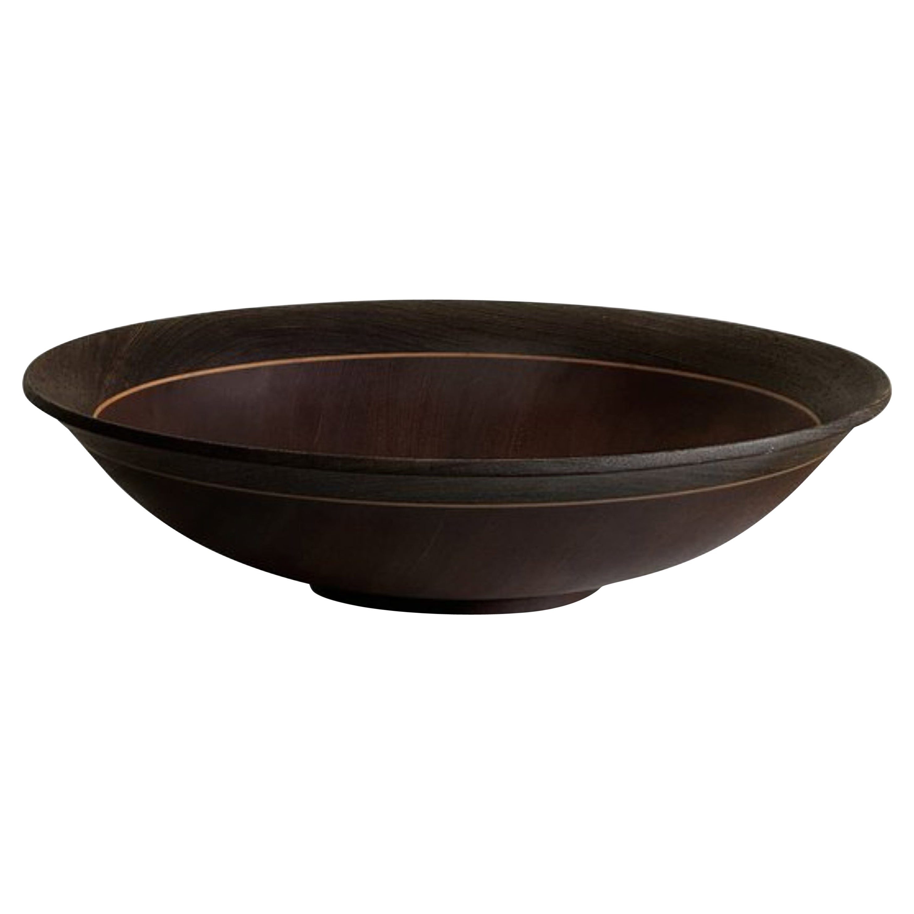 Bol en bois vintage en acajou