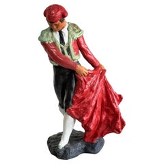 Figurina di torero vintage dello Studio A di Tuscany