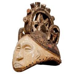 Antique Authentic Nigerian Igbo Mask