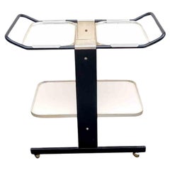 MCM Serving Trolley or Bar Cart Attributed to Ico Parisi for MB Italia, 60s