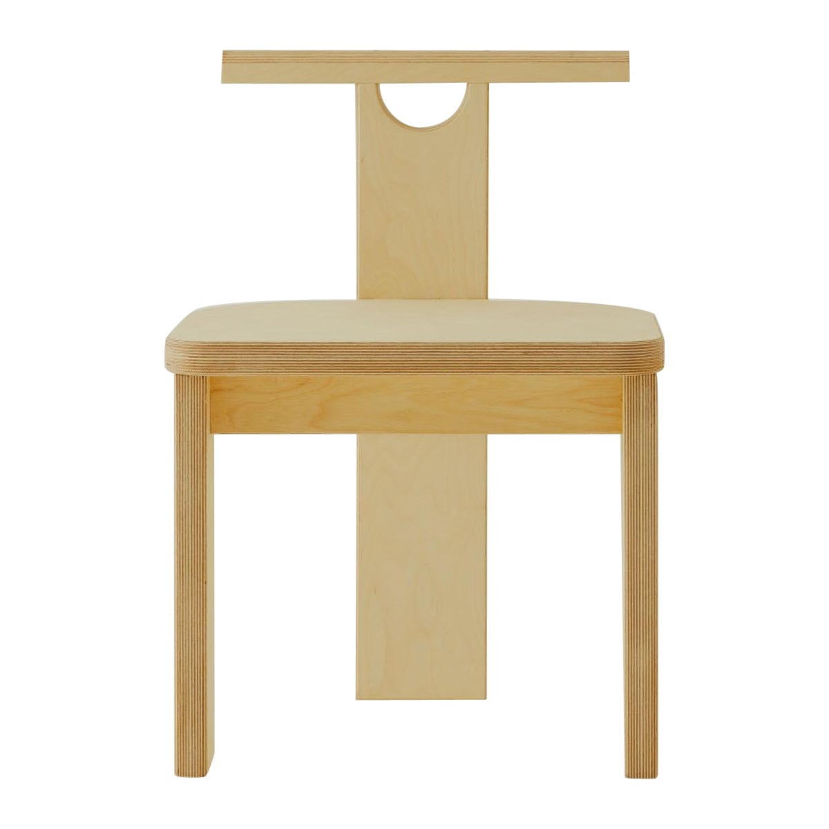 Scandinavian Modern Handcrafted Tetris Chair - by The Future is Flat