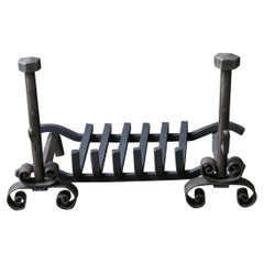 French Louis XV Period Fireplace Grate or Fire Basket, 18th - 19th Century