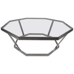 Octagonal Table Attributed to Milo Baughman 5