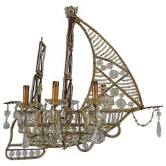 Antique Early 19th French Crystal Chandelier