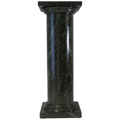 Antique Faux marble column, pedestal, mid 20th century, France