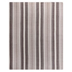 Tapis Kilim moderne rayé