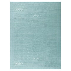 Tapis suédois Skvattram bleu aqua de Doris Leslie Blau