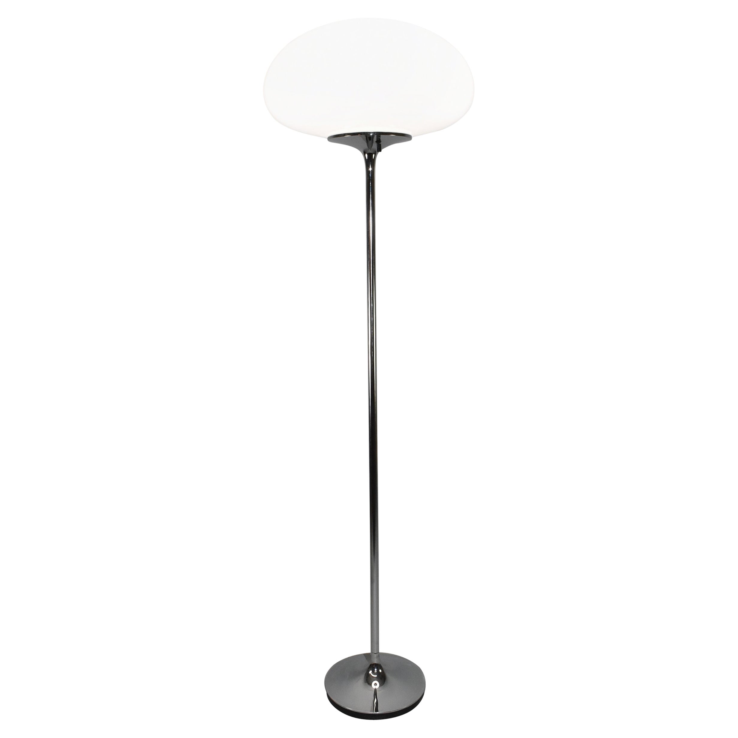 Mid-Century Modern Stemlite Chrome Floor Lamp by Bill Curry For Sale