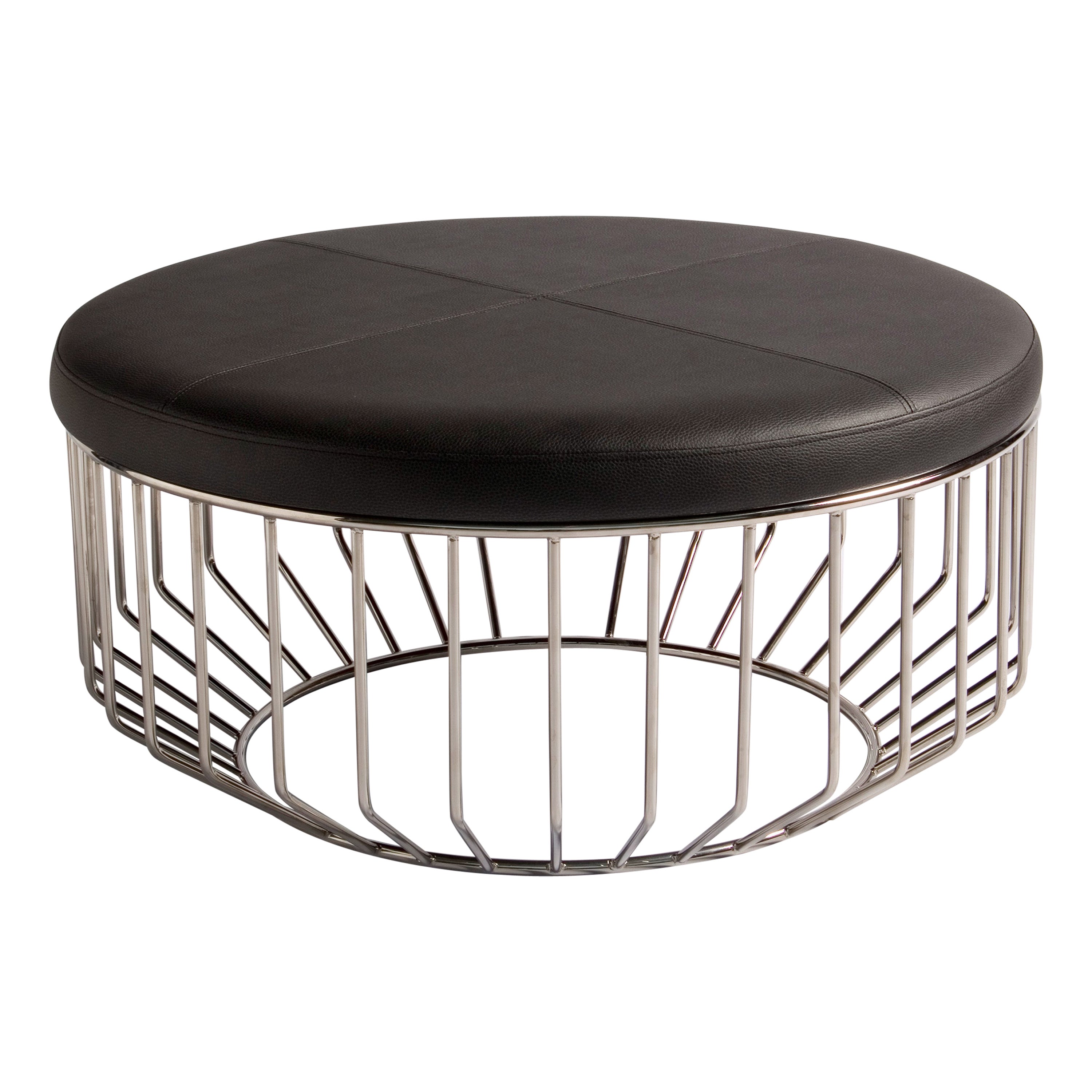 Wired Ottoman by Phase Design For Sale
