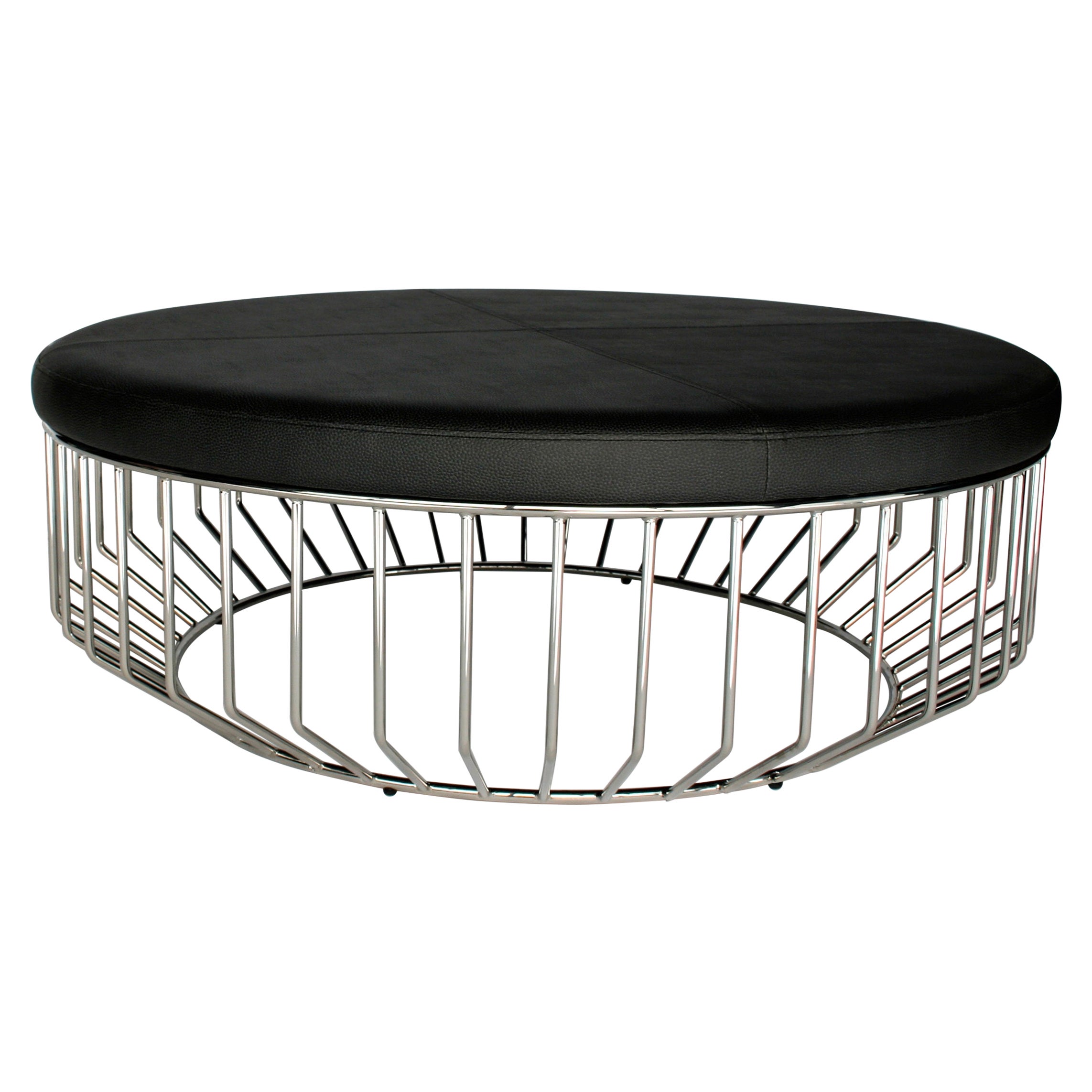 Wired Large Ottoman by Phase Design