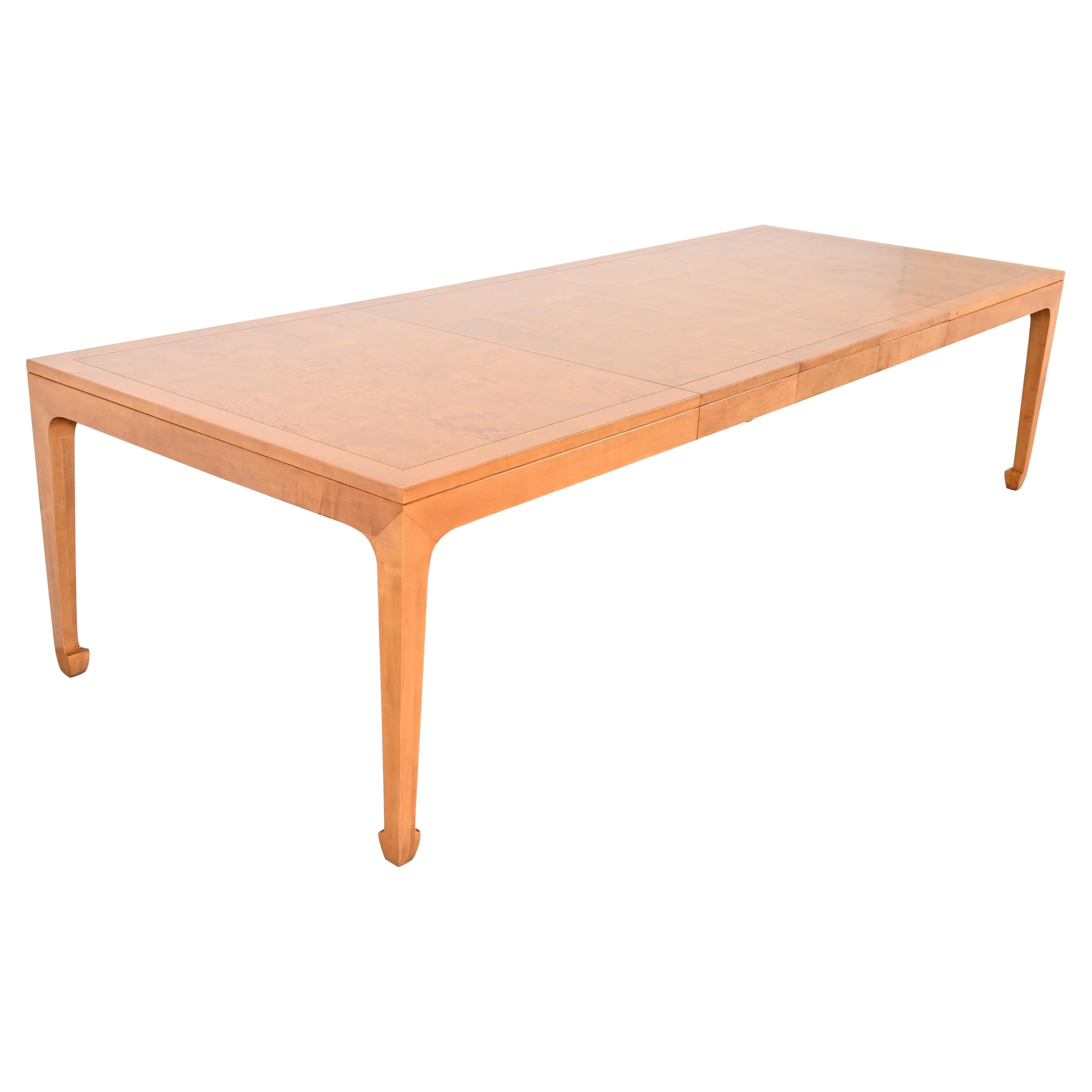 Michael Taylor for Baker Furniture Far East Collection Dining Table, Refinished