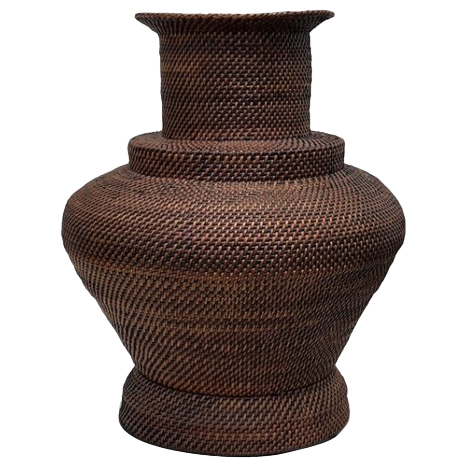 Rattan Vase For Sale