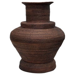 Vaso in rattan