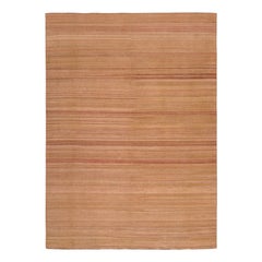 Rug & Kilim's Modern Textural Rug in Beige-Braun und Rot 