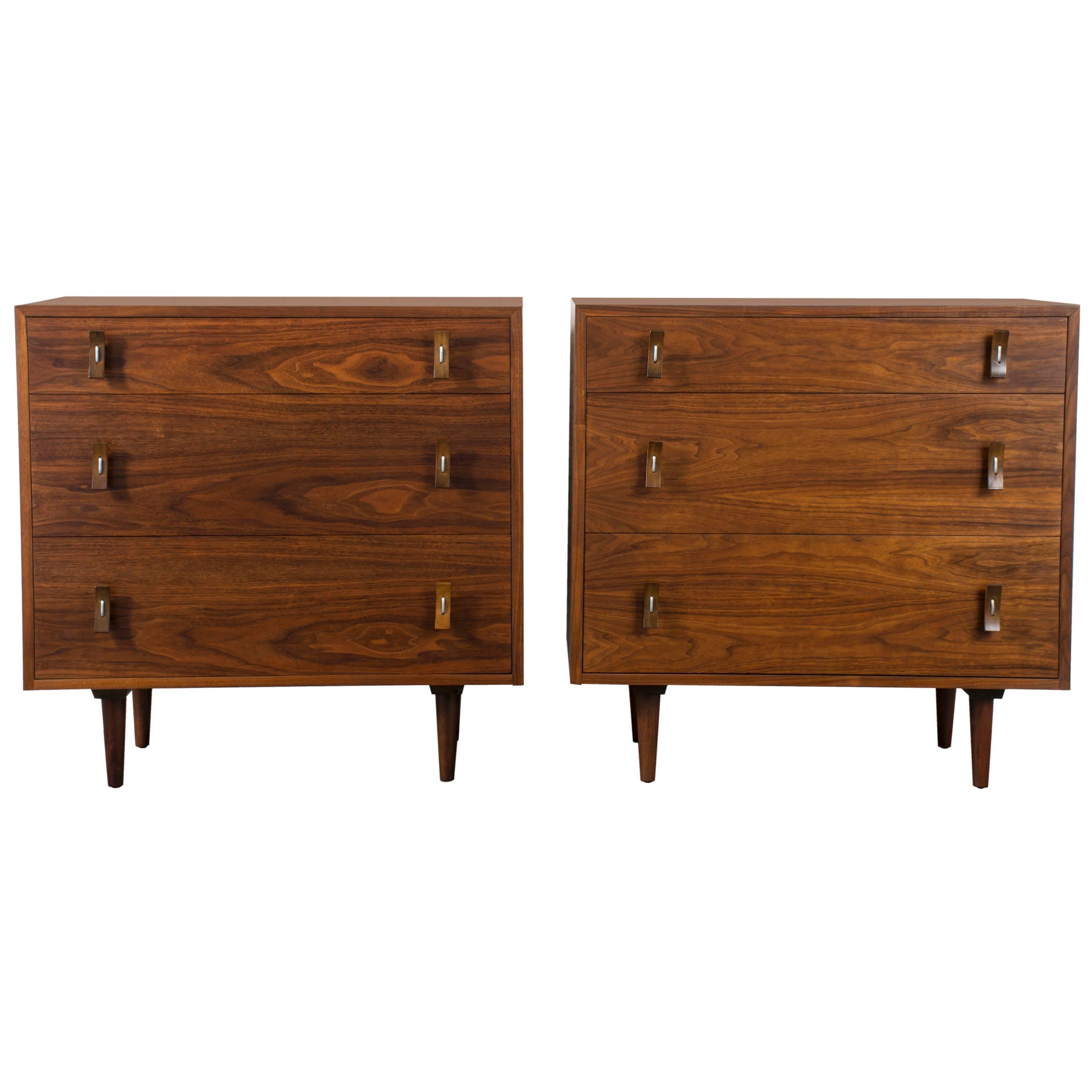 Pair of Vintage Mid-Century Dressers by Stanley Young for Glenn of California