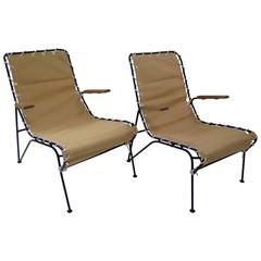 1940 Eliel and Pipsan Saarinen for Ficks Reed Co. Pair of Lounges -Sol-Air 