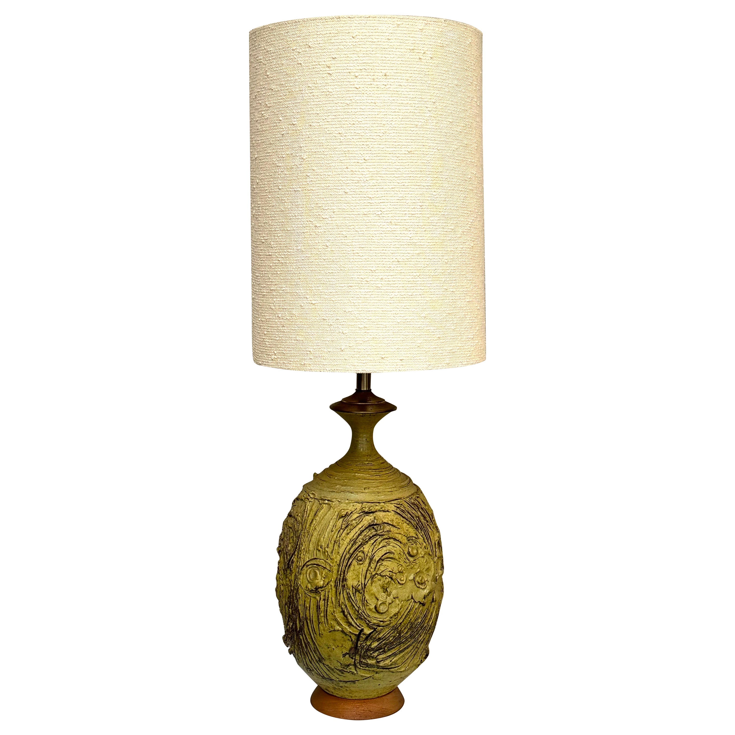 Victoria LittleJohn Studio Ceramic Table Lamp For Sale