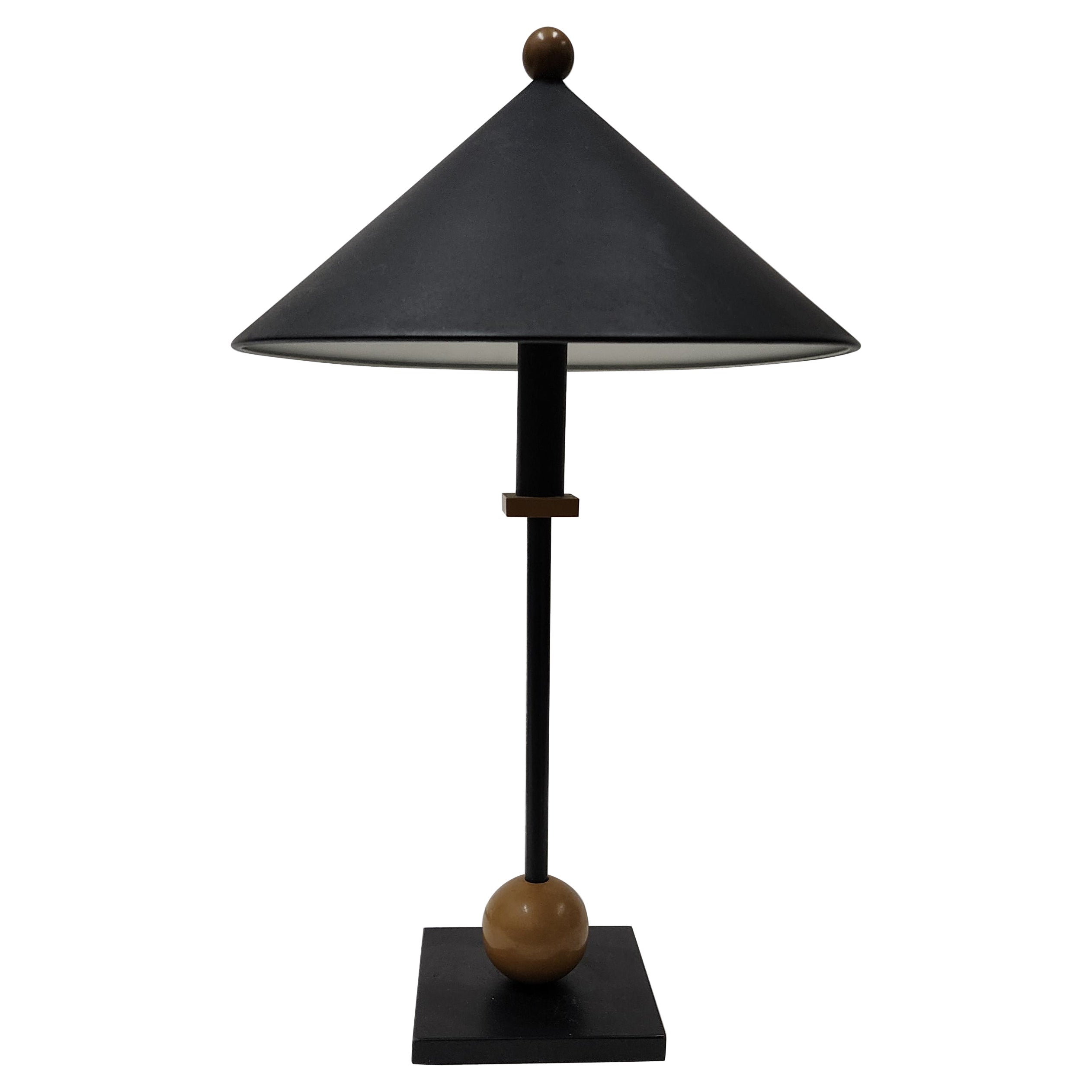 Robert Sonneman for George Kovacs memphis Post Modern table lamp 