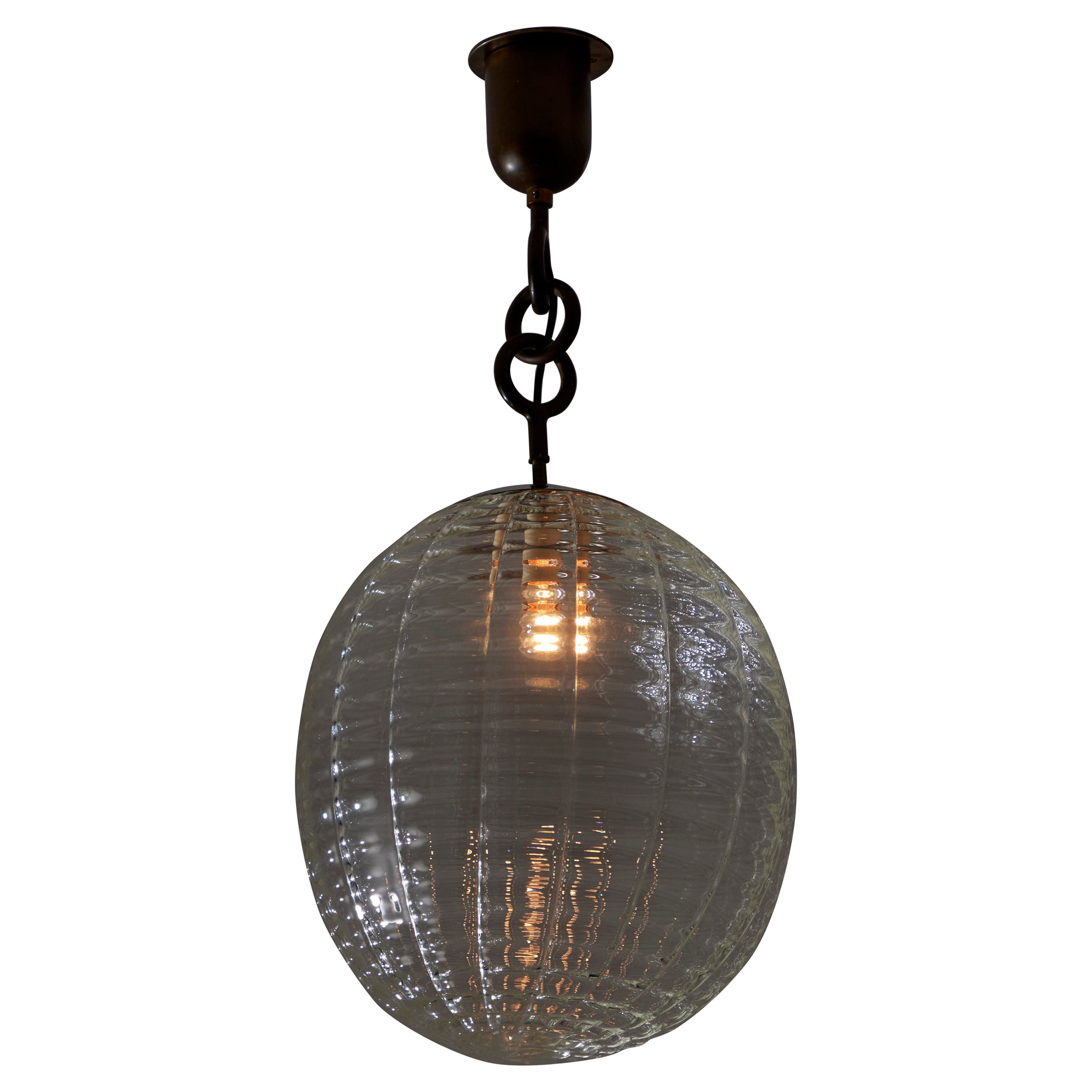 Murano Glass Ceiling Light by Carlo Scarpa for Venini