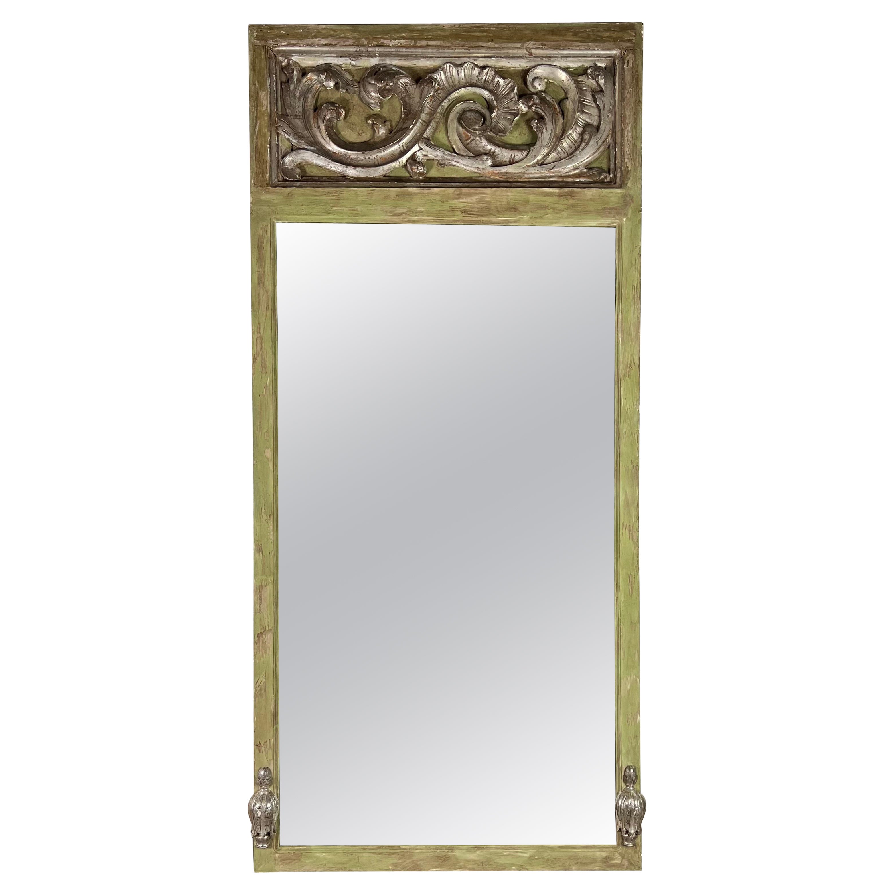 19th Century Italian Painted Mirror For Sale